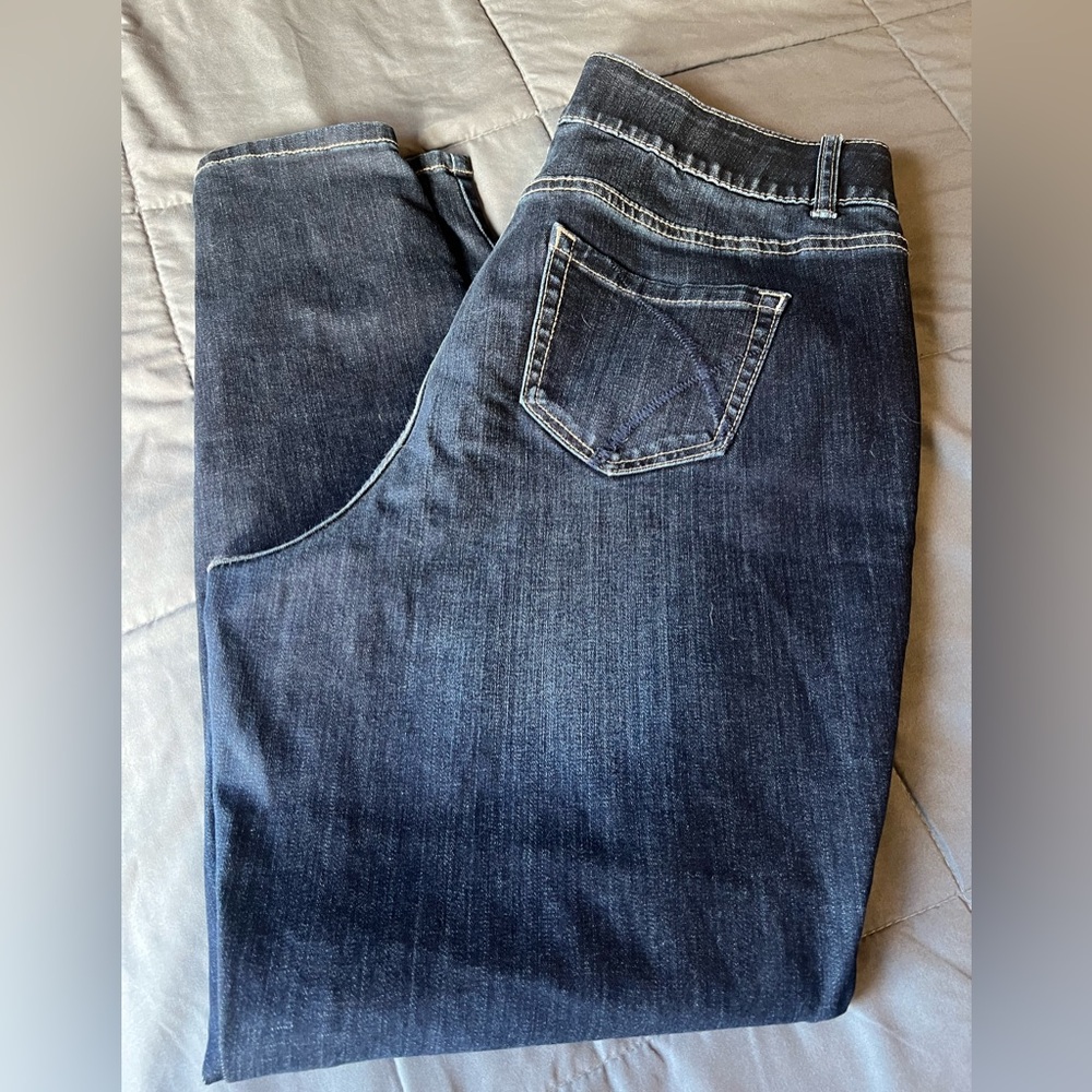 Lane Bryant Tummy Technology size 16 skinny jeans.